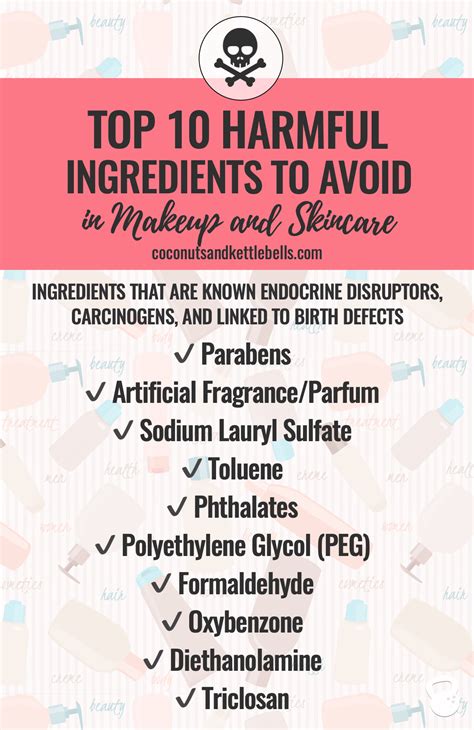 haram ingredients list in cosmetics.